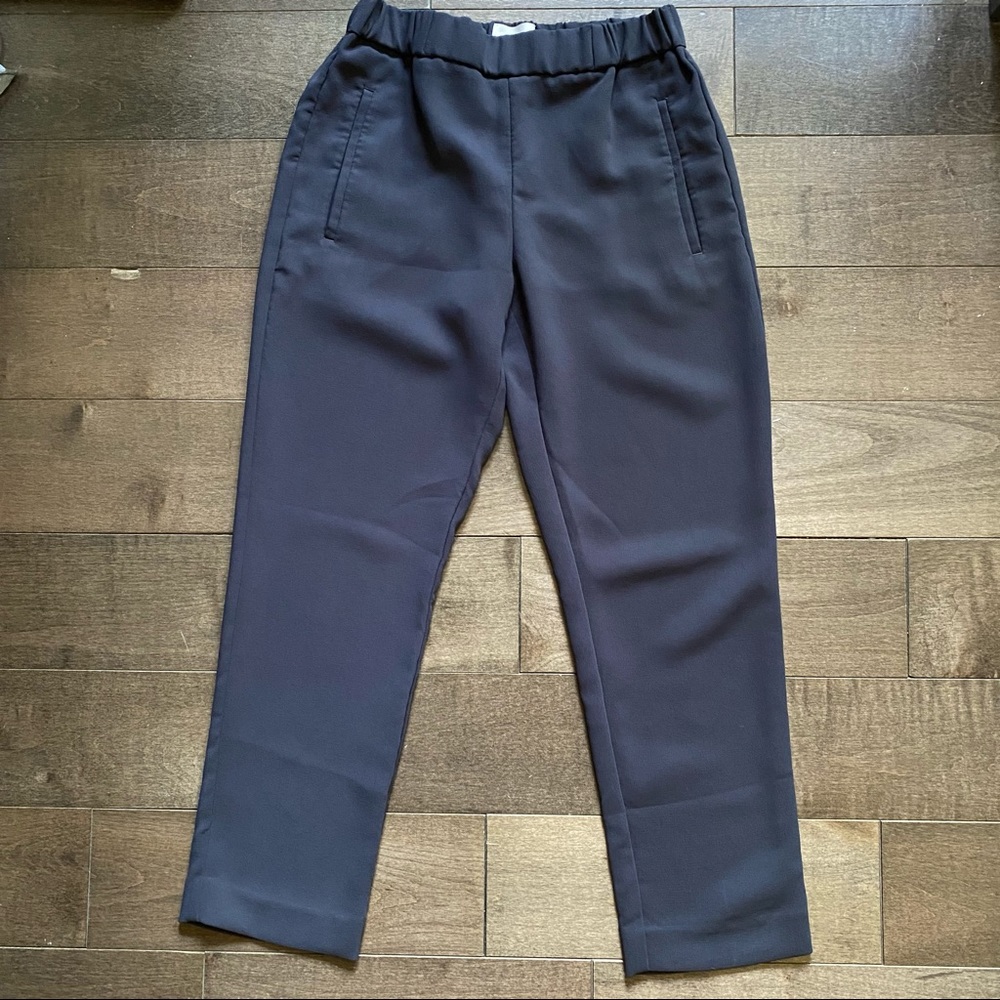 Wilfred Aritzia black straight leg pants trousers